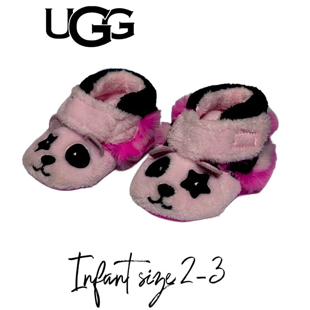 Bixbee Panda Stuffie Ugg in Pink Panda